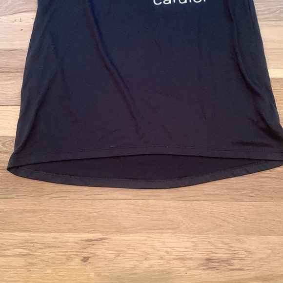 ATHLETIC Works Coffee Carbs Cardio Athleisure Workout Tank Tank Black Women’s XS - Picture 7 of 9